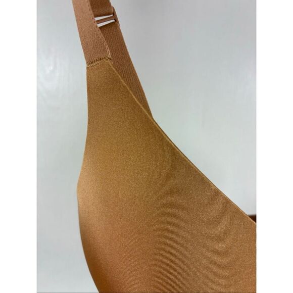 SKIMS NWT Push Up Plunge Bra in Ochre Size 34DD - Picture 3 of 9